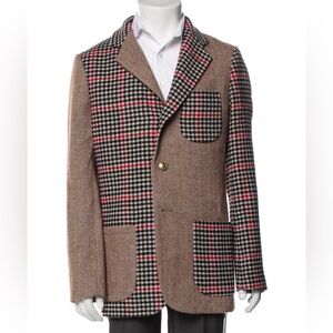 Rowing Blazers x Target Patchwork Herringbone Blazer Jacket Mens XXL Sport Coat